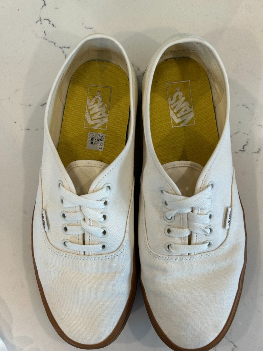 VANS Classic Marshmallow Gum - Size 11.5 - Worn Once - Picture 6 of 6